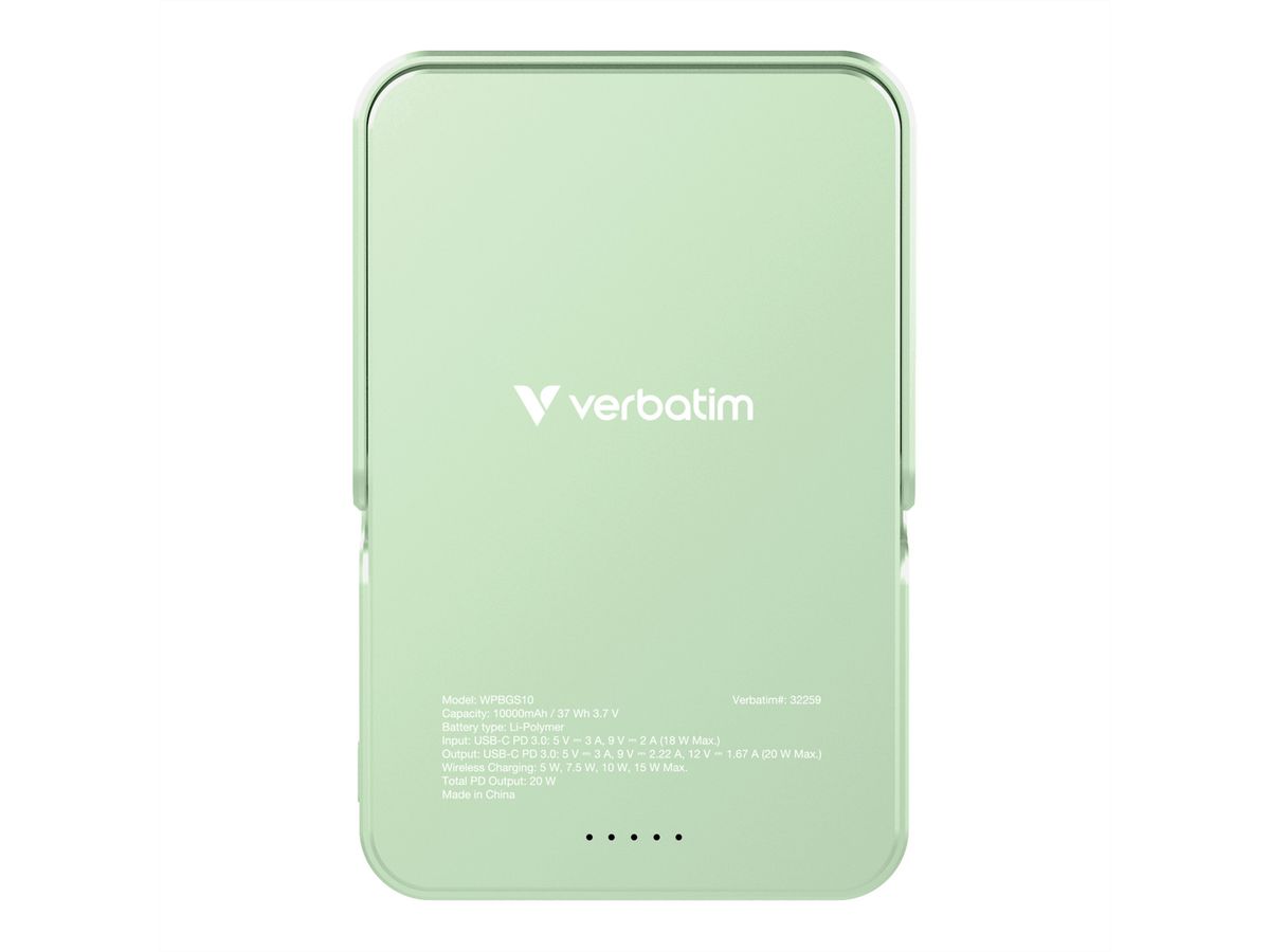 Verbatim Powerbank 10000 mAh Green