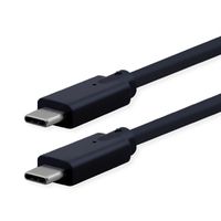 ROLINE Câble USB3.2 Gen2x2, C–C, M/M, 4K UHD-1, 20Gbit/s, 240W, noir, 1,5 m