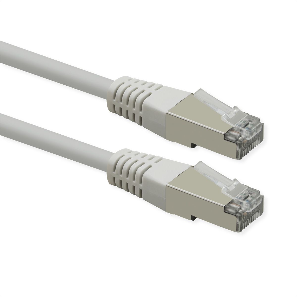 ROLINE Patchkabel Cat.6 (Class E), PoE, S/FTP (PiMF), weiß, 5 m