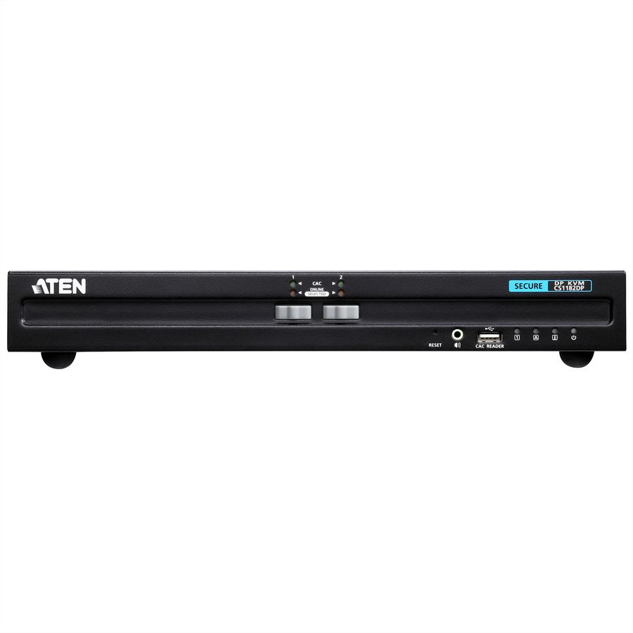 ATEN CS1182D Commutateur KVM sécurisé DVI USB à 2 ports