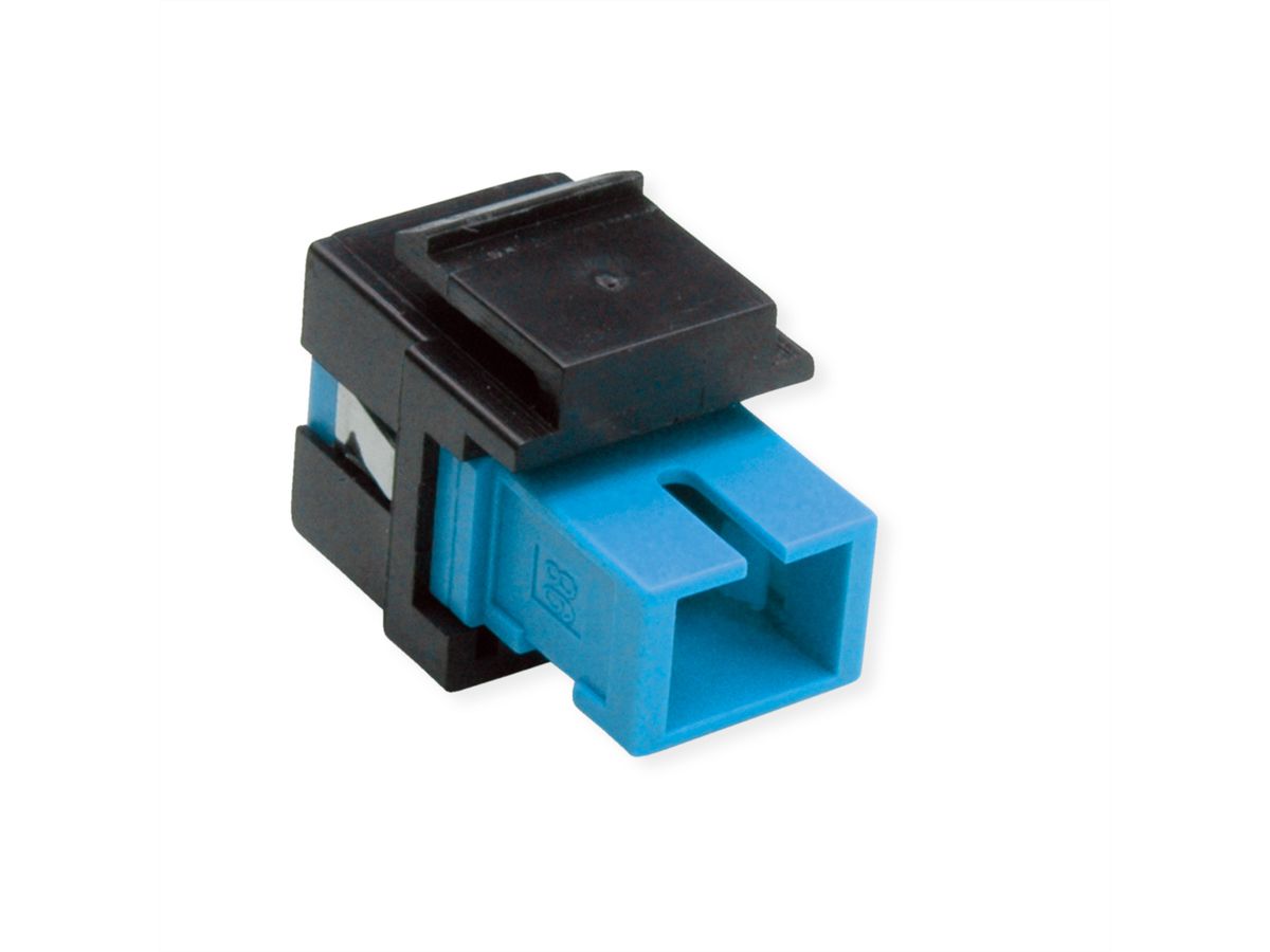 ROLINE Raccord optique SC/SC simplex monomode, Keystone, OS2