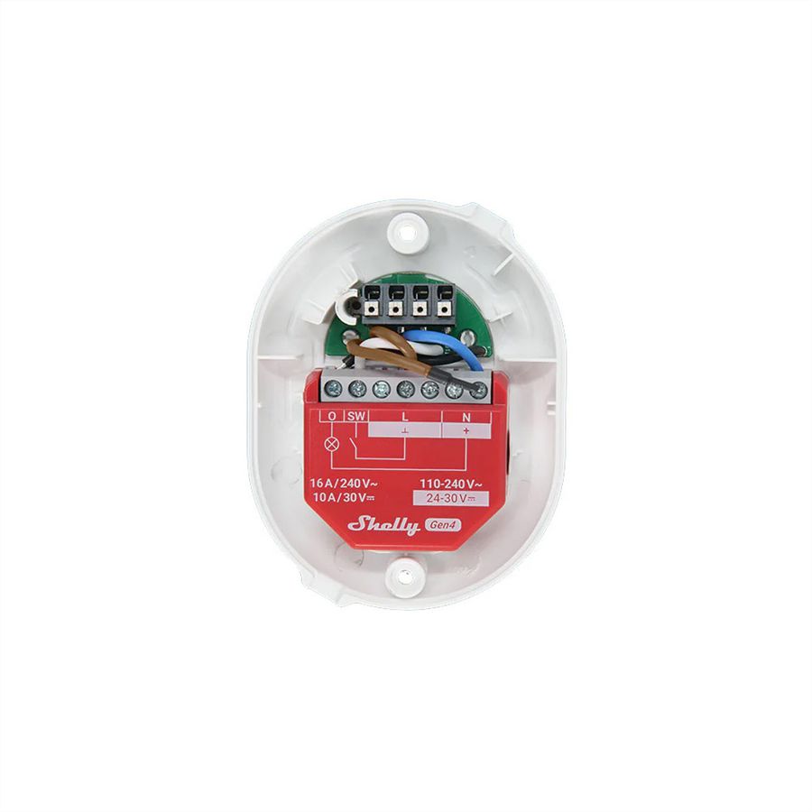 Shelly Interrupteur Add-On, blanc