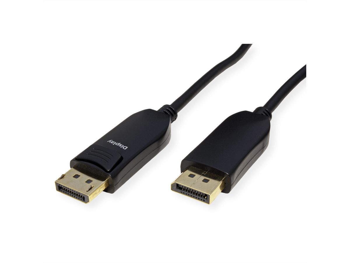 ROLINE Câble DisplayPort v2.1 (AOC), M/M, 50 m