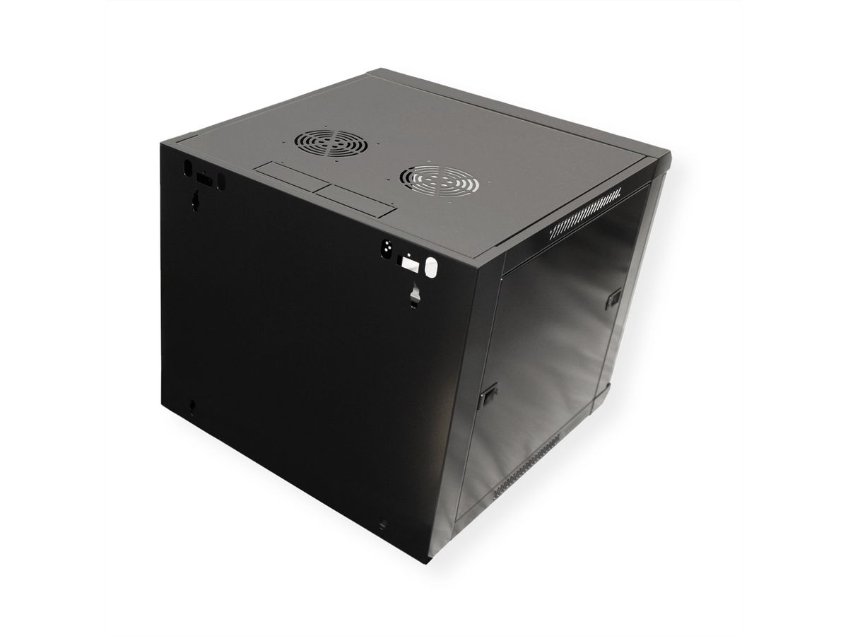 VALUE Armoire murale 9 UH (HxLxP) 500x570x600mm , noir