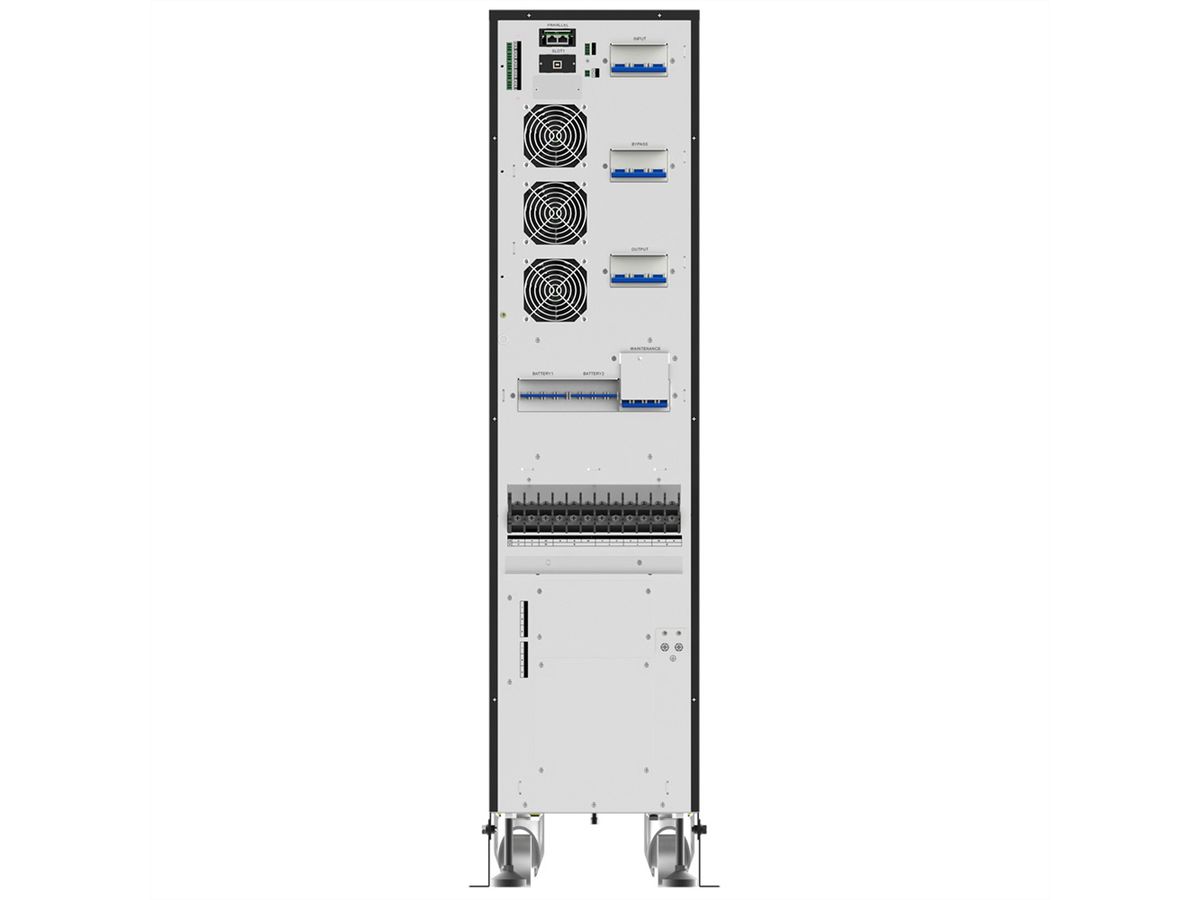 AEC IST7 30kVA - Online Tower USV –  144x 9Ah Batterien – 10 Min. Autonomie bei 100% Last, mit internen Batterien – 72x 9Ah LL & externer Batterieschrank BB4 mit 72x 9Ah LL