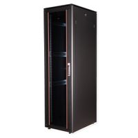 ROLINE 19" Baie réseau Pro 42U, 600x800 LxP Porte verre noir