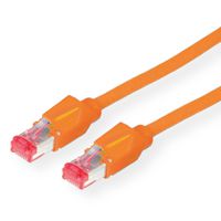 Cordon DRAKA Cat.6 (Classe E) S/FTP H, orange, 2 m