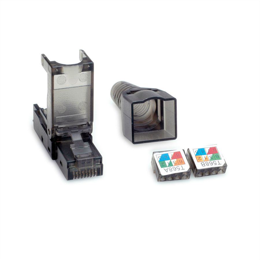 VALUE Connecteur RJ-45 à confectionner Cat.6 (Classe E) , UTP