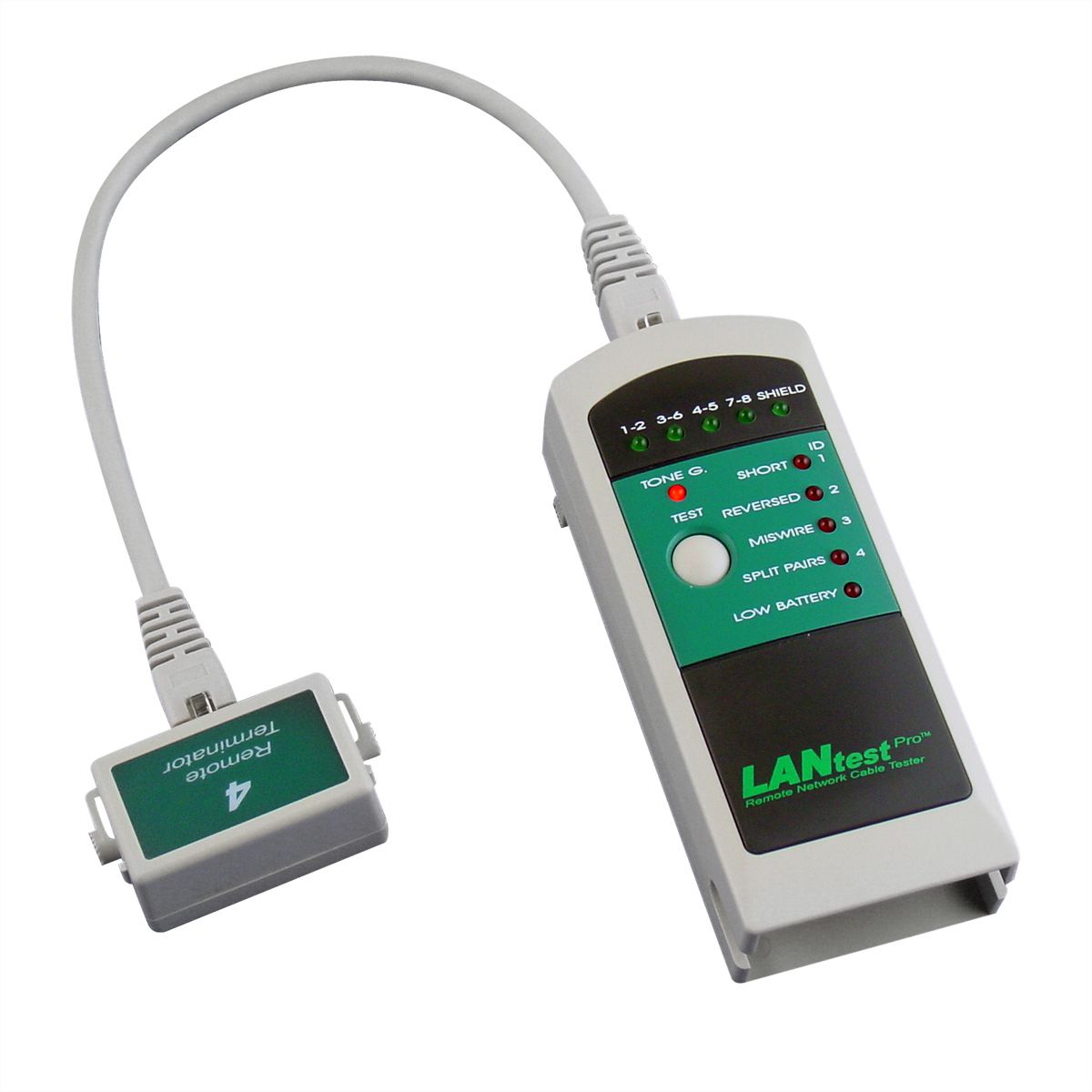 HOBBES LANtest Pro Kit Testeur réseau / câbles avec 4 unités Remote