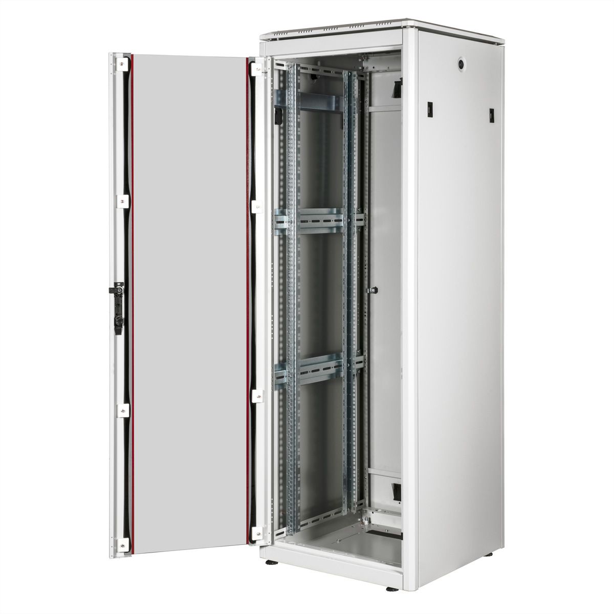 ROLINE 19-Zoll Netzwerkschrank Pro 36 HE, 600x600 BxT Glastür grau