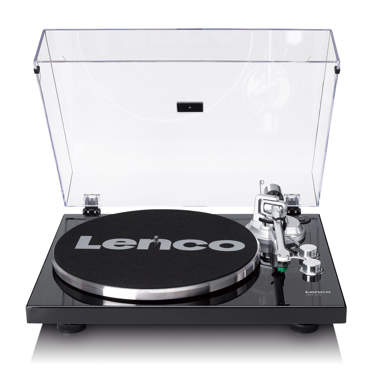 Lenco Plattenspieler LBT-215BK, MP3-Direktencoding, USB, 33U/min&45U/min