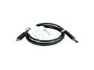 ROLINE GREEN USB 3.2 Gen 1 Kabel, A-C, ST/ST, schwarz, 0,5 m