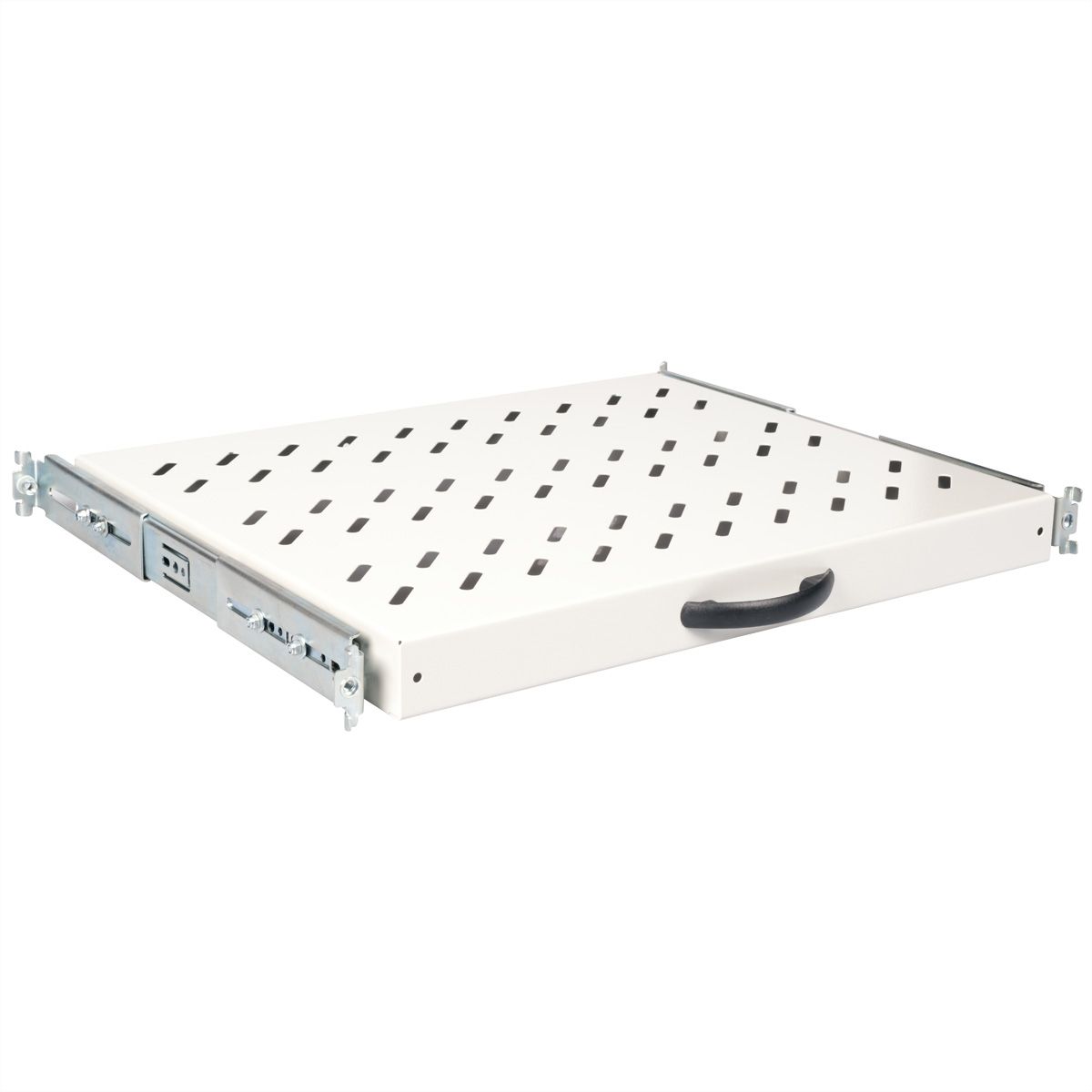 ROLINE 19-Zoll Fachboden 1 HE, ausziehbar 350 T 25 kg grau