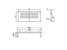 VALUE 19-Zoll-Geräteträger, 485 x 250mm, 2HE, max. 15kg, schwarz