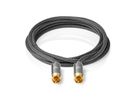 Nedis Subwoofer Kabel, 2x RCA, ST/ST, grau, 3 m