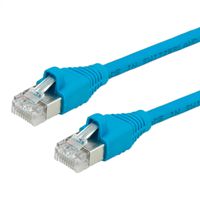 Cordon DÄTWYLER Cat.6/7 CU S/STP 4x2x AWG26, 1,2 GHz, bleu, 30 m