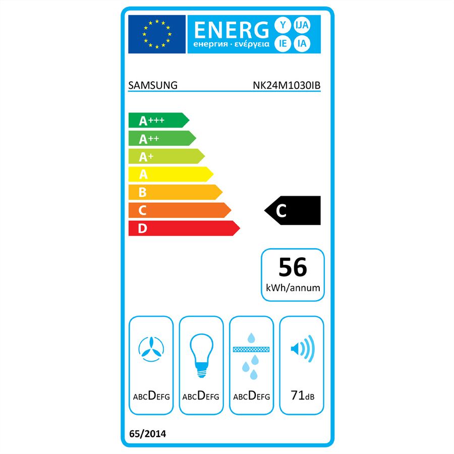 Samsung Dunstabzug NK24M1030IB/UR, 60cm