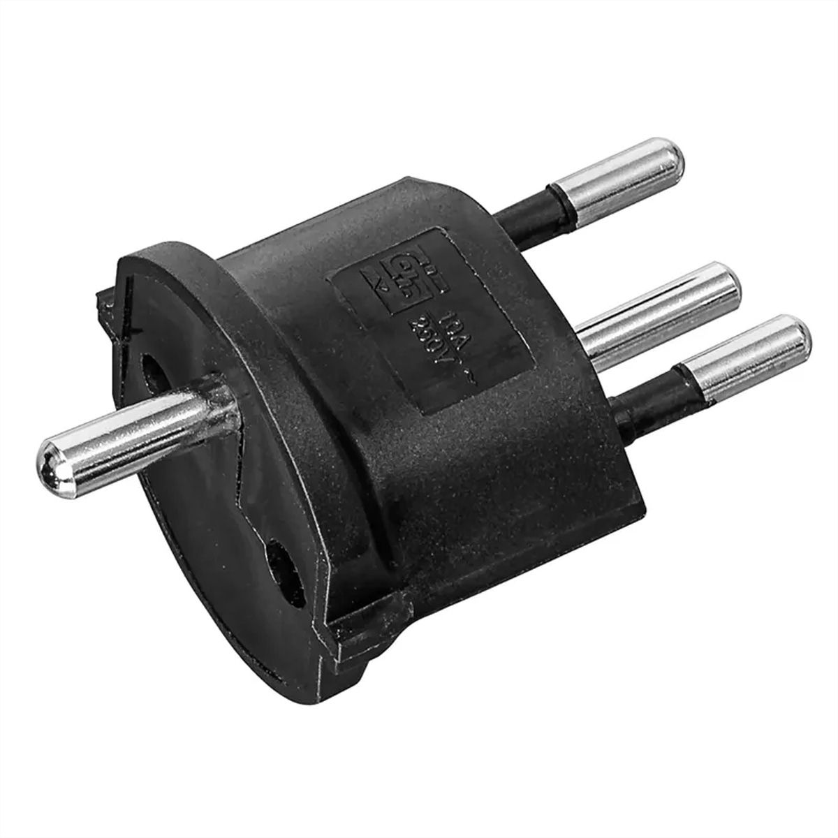 Adaptateur Fix D 2P+T allemand / CH 3 pôles,, Bulk Emballage, UE 100 pièces