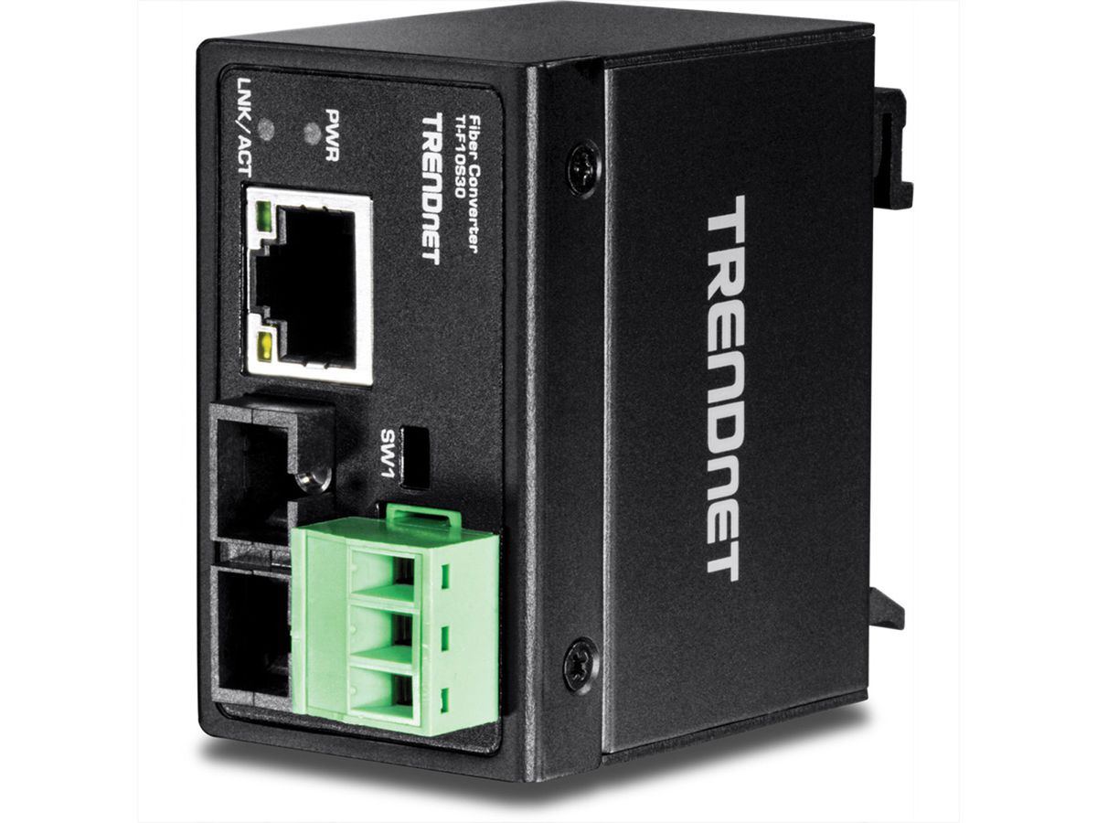 TRENDnet TI-F10S30 Convertisseur FO industriel SC 100Base-FX monomode (30 km)