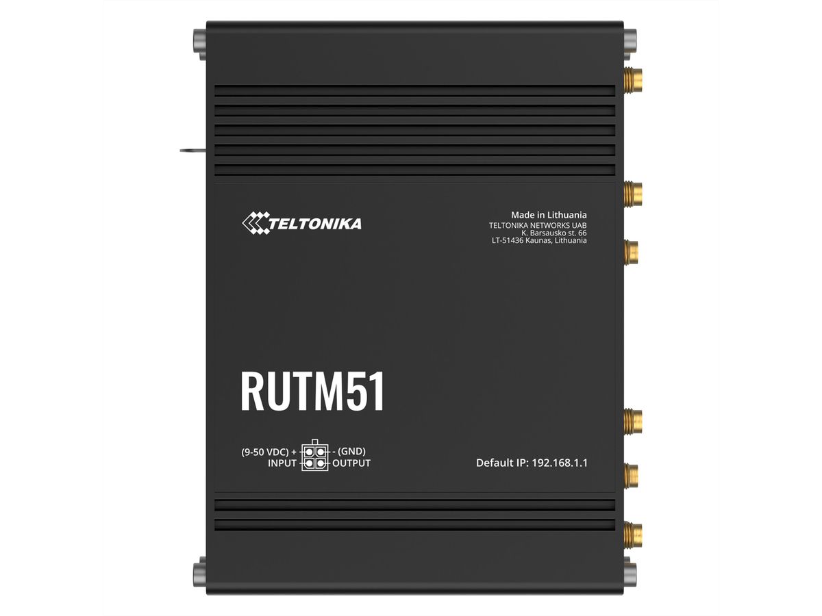TELTONIKA RUTM51 5G Routeur industriel