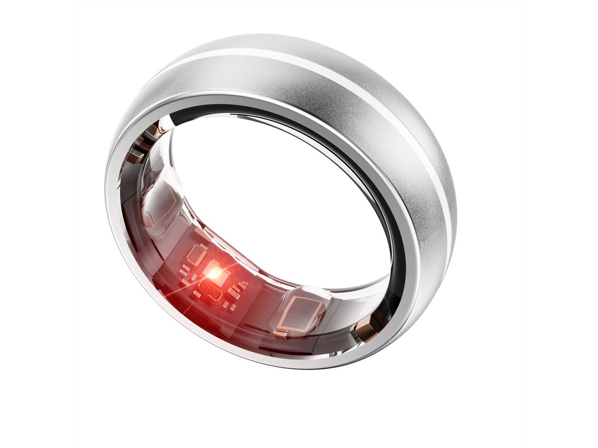 MYnextRING Smart Ring argent mat, Taille 7