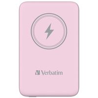 Verbatim Powerbank 10000 mAh Pink, 15W, PD20W, USB-C