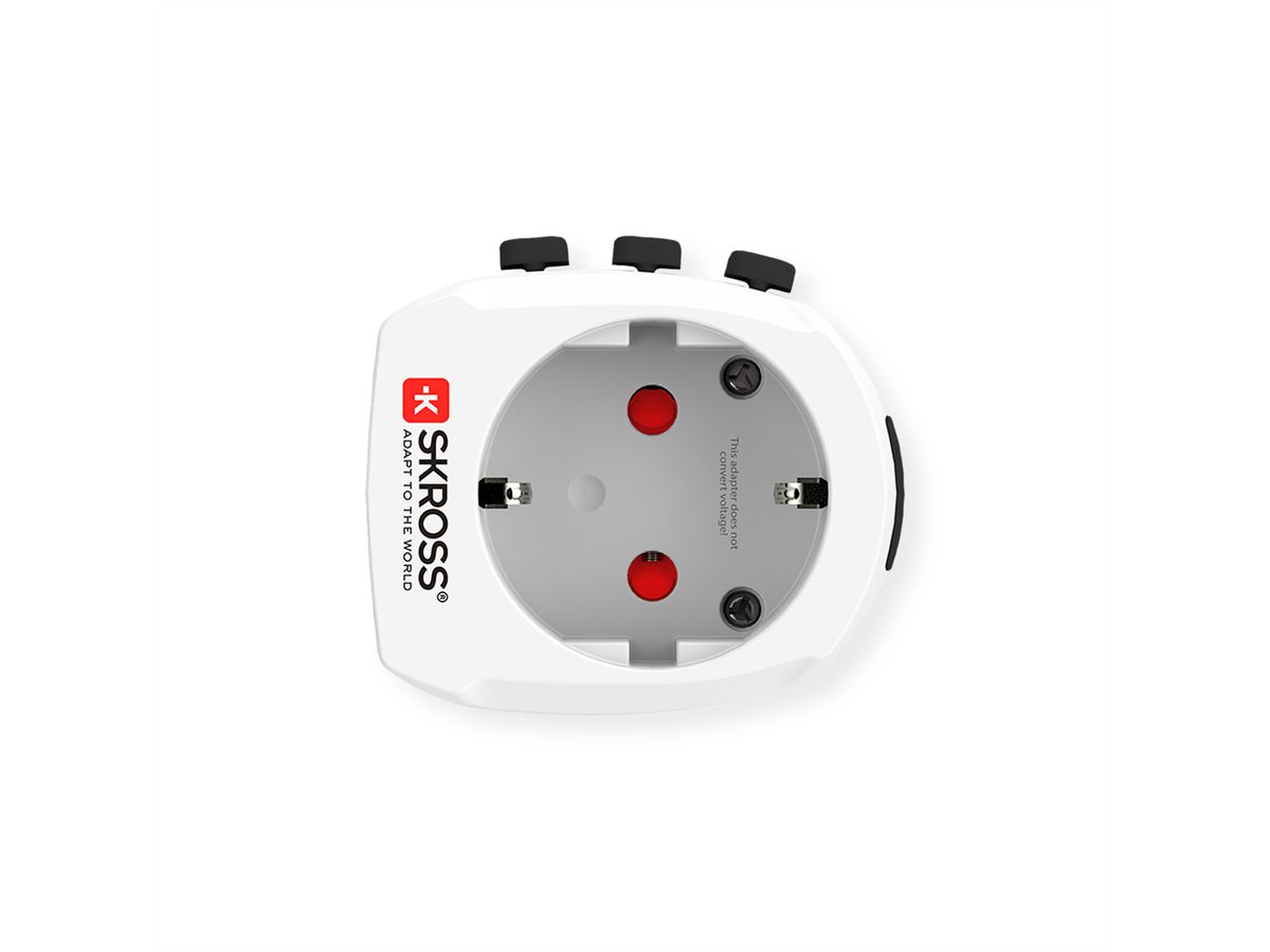 SKROSS Adaptateur de voyage universel PRO Light World, monde