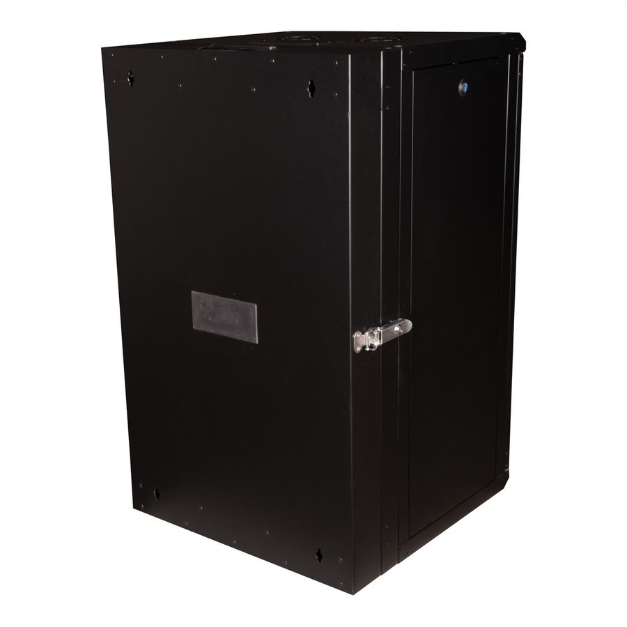 ROLINE 19-Zoll Wandgehäuse Pro 20 HE, 600x600 BxT zweiteilig schwenkbar schwarz