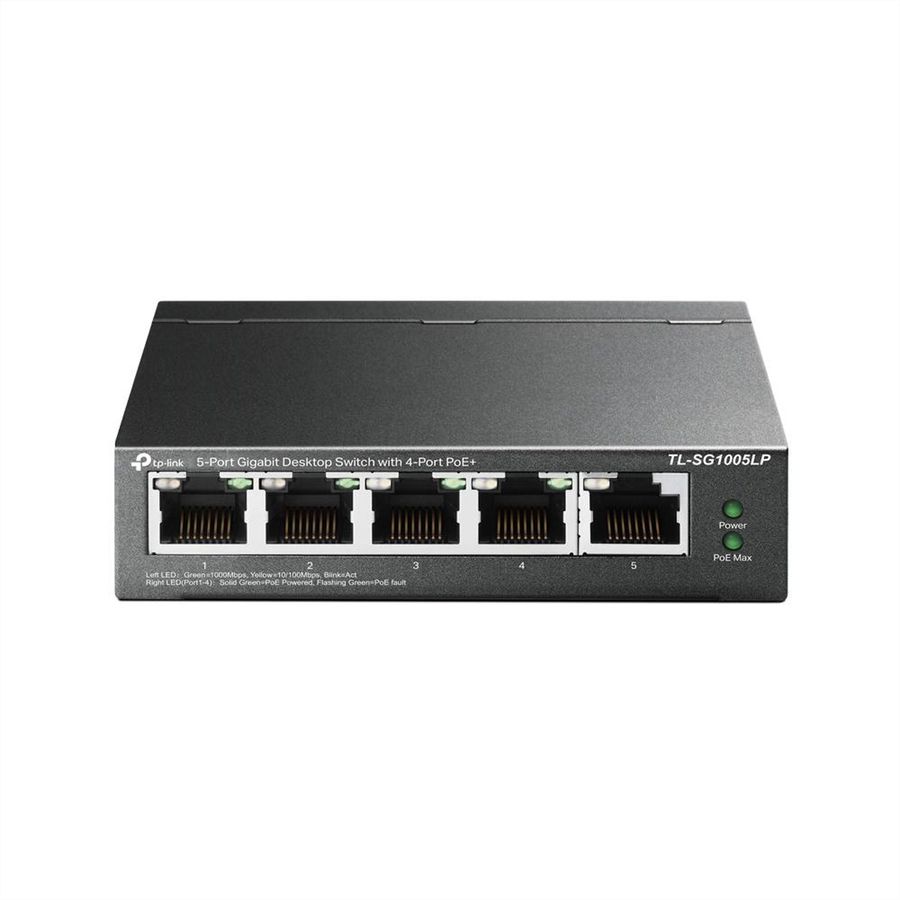 TP-Link TL-SG1005LP PoE+ Switch 5 Port