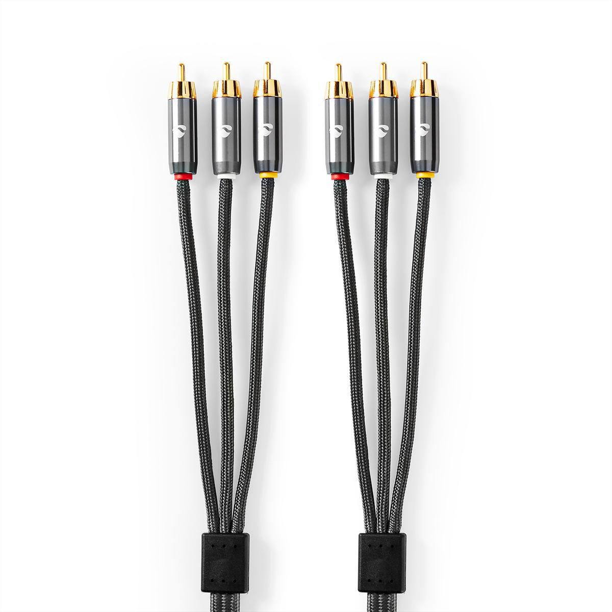 Nedis CROLINE Câble 3,5mm / 2x RCA M, 2 m