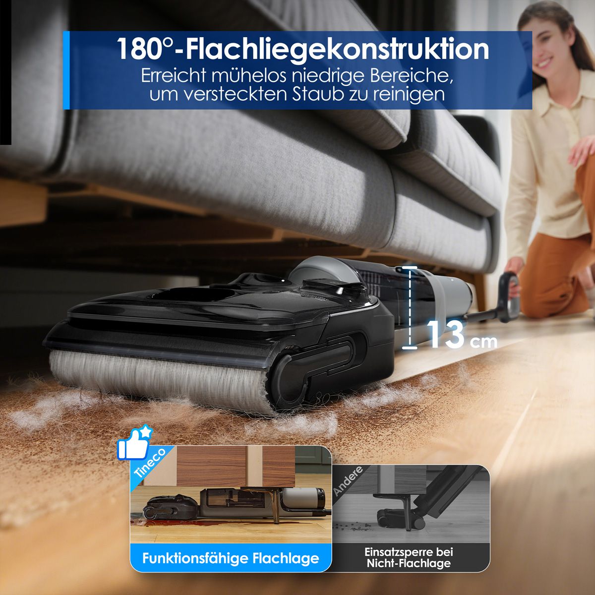 Tineco FLOOR ONE i5 Stretch Plus , Nass-Trockensauger