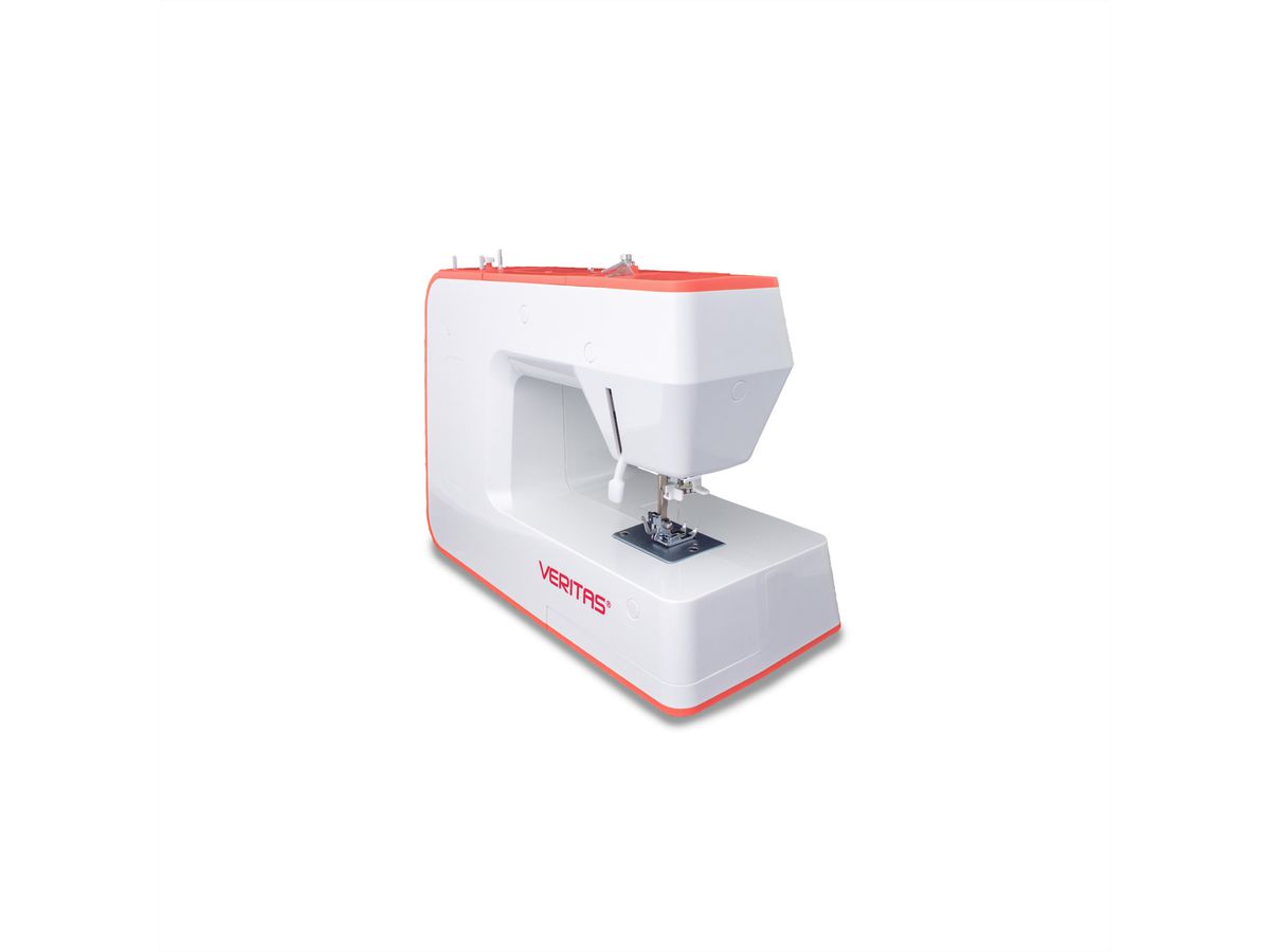 Veritas Nähmaschine ROMY 34 Stichprogramme, Mechanisch, orange, weiss
