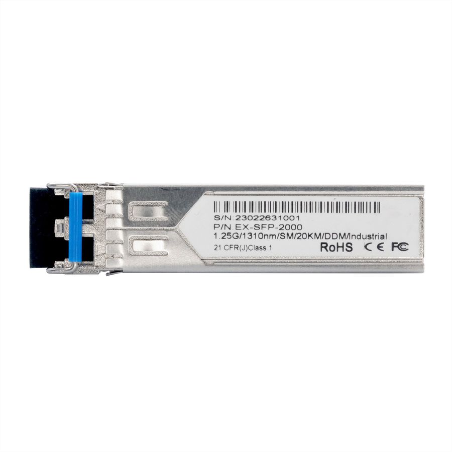 EXSYS EX-SFP-2000 SFP Transceiver LC Duplex Singlemode 20km  -40°C bis 85°C