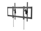 VALUE Support mural TV, très résistant, télescopique, inclinable, fixe, 55–105 pouces, jusqu'à 80 kg
