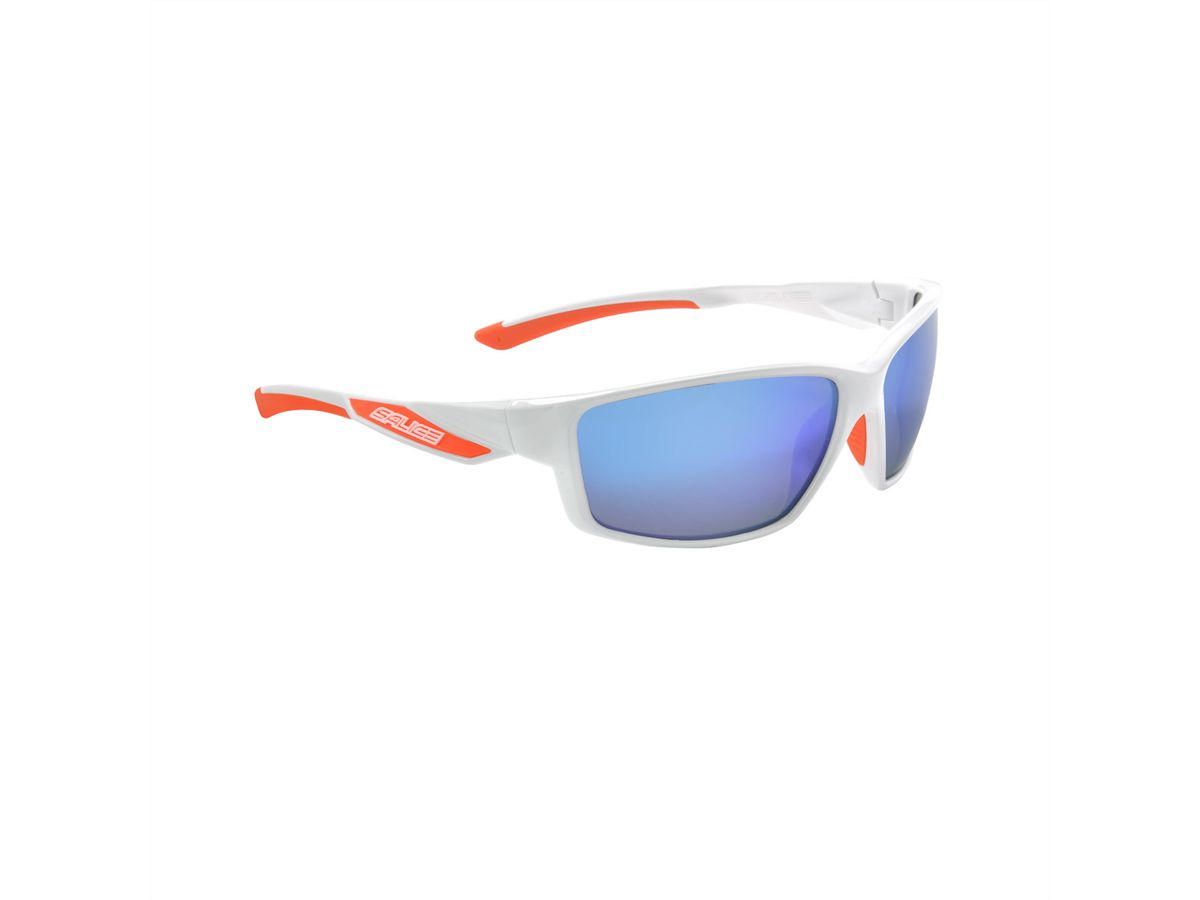 Salice Occhiali Sportbrille 014RW, White-Red / RW Blue