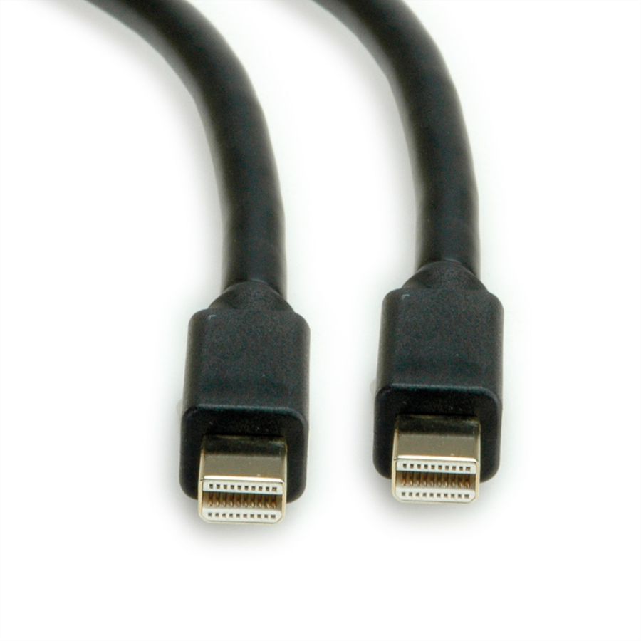 ROLINE Mini DisplayPort Kabel, v1.4, mDP - mDP, ST - ST, schwarz, 1 m