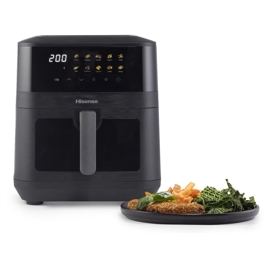 **Retoure**Hisense Heissluftfriteuse HAF2100DCD, 2100W, 7,7L