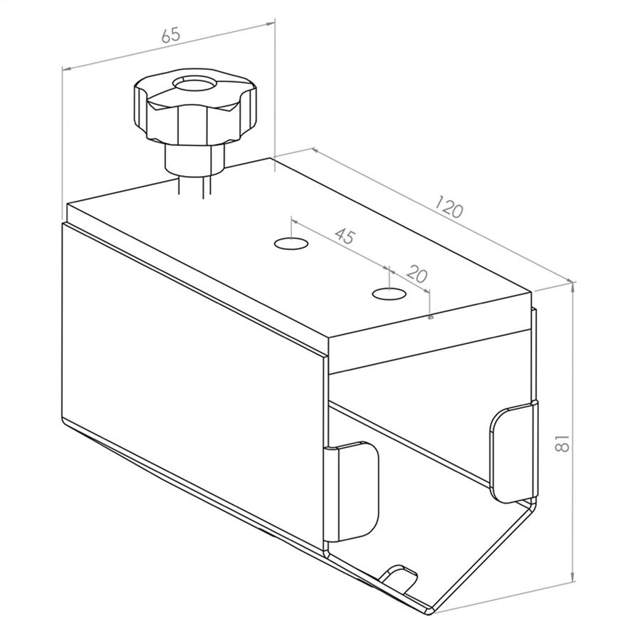 Hagor Bohrschablone CPS - drilling template