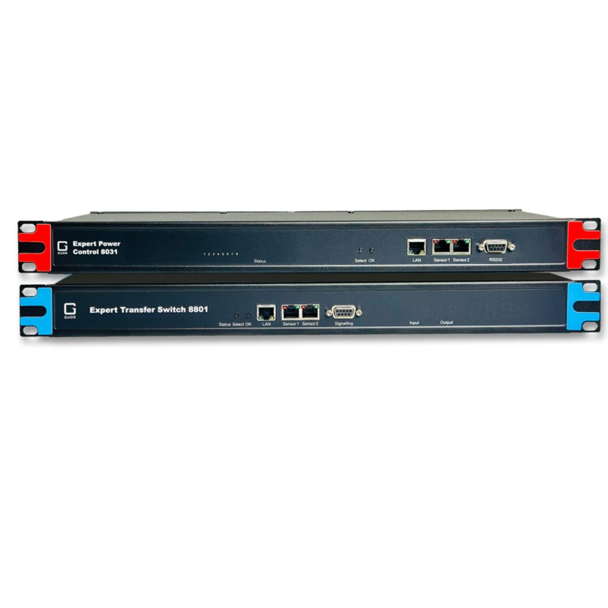 GUDE 7902 Etiquettes, autocollantes, rouge/bleu
