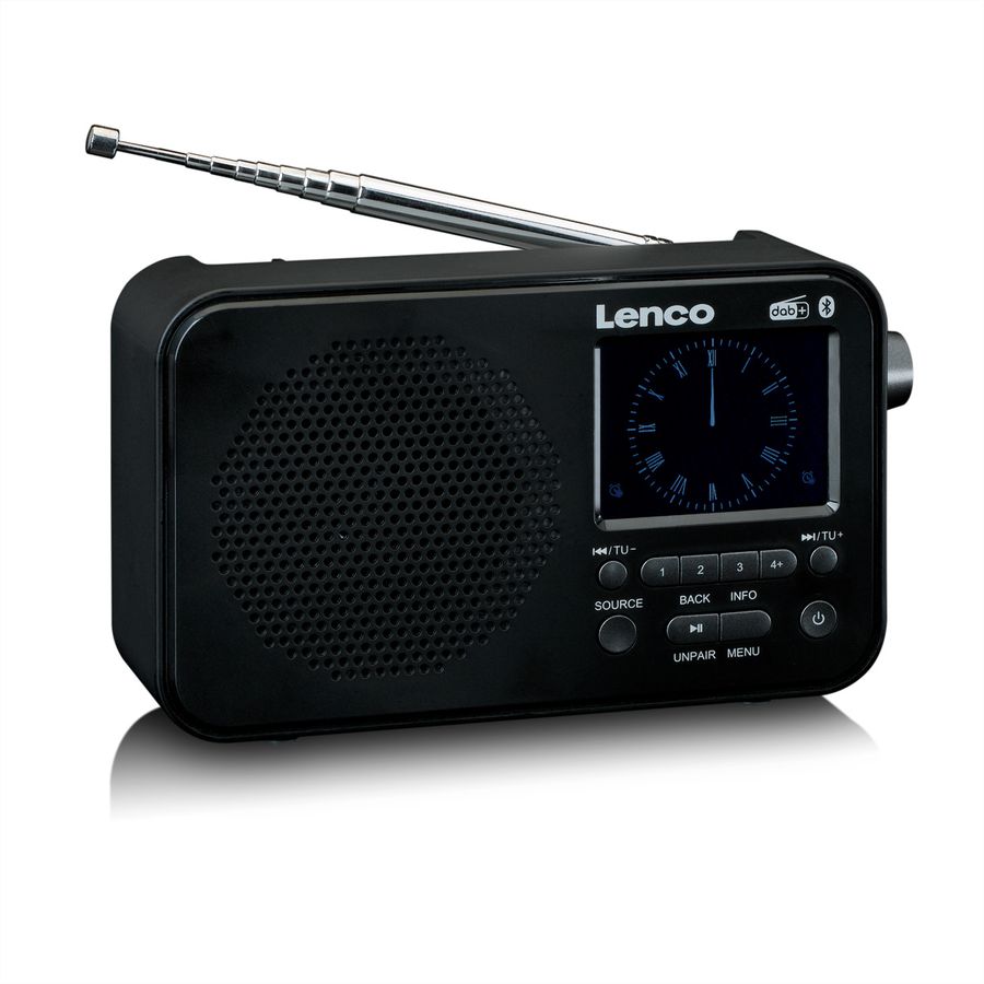 Lenco DAB+ Radio PDR-036BK, noir