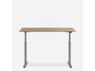 WRK21 Schreibtisch Smart 180 x 80 cm, Höhenverstellbar, Kendal Eiche / Grau