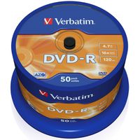 Verbatim DVD-R Spindle 4.7GB 16x 50 Pack