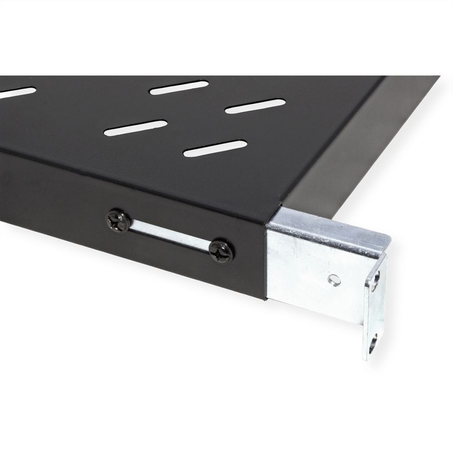 VALUE 19-Zoll-Fachboden 1HE tiefenvariabel, 440 x 568 mm, 50kg Traglast