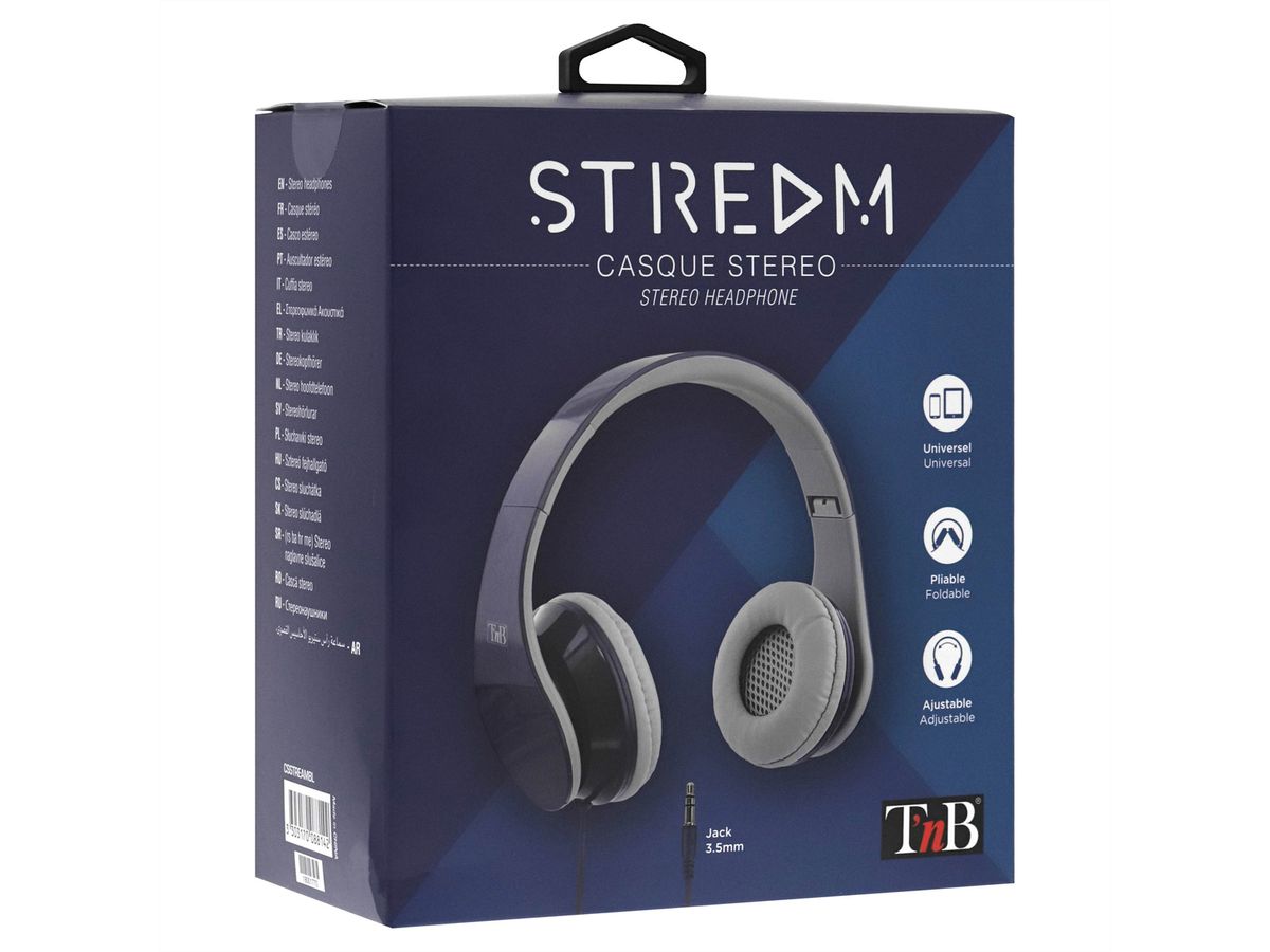 T'nB Casque Stream, 20-20000 HZ, 3.5mm Jack