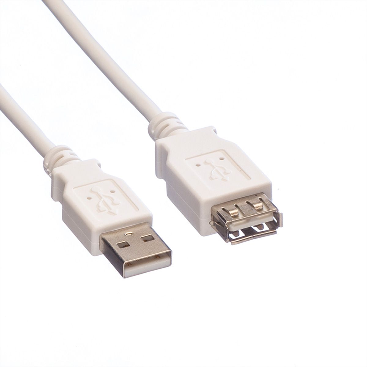 VALUE Câble USB 2.0 Type A-A, M/F, blanc, 1,8 m