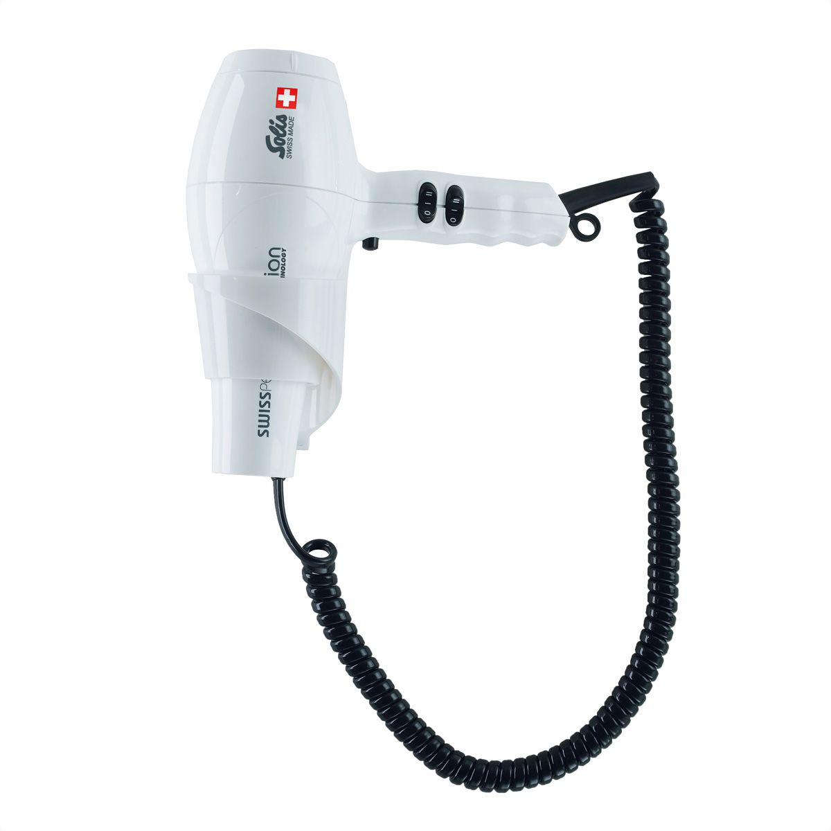 Solis sèche-cheveux Swiss Perfection 443, avec support mural blanc