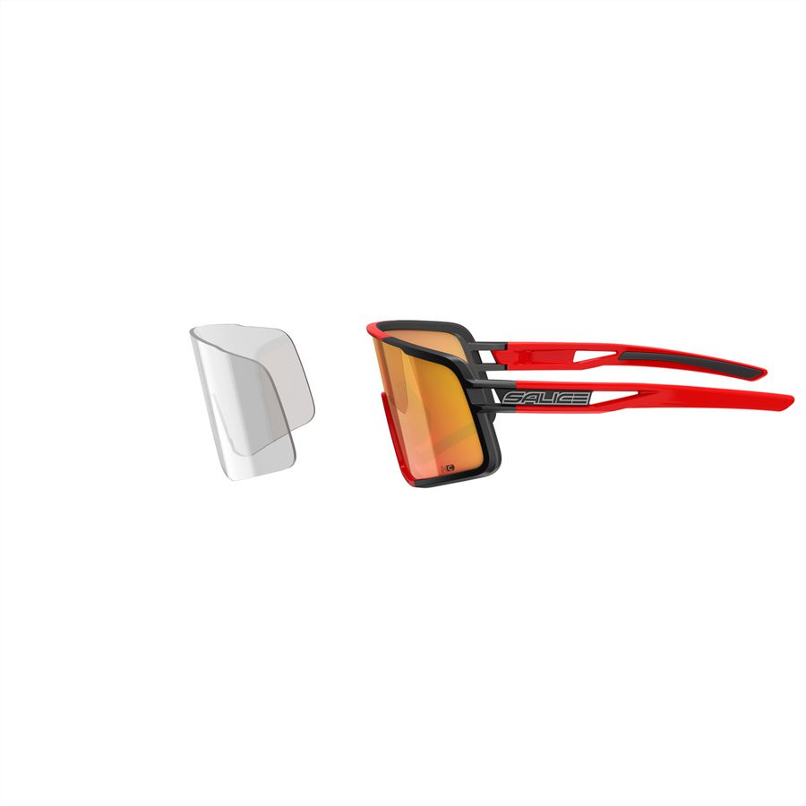 Salice Occhiali Lunettes de sports 022RW, Black/Red / RW Red