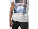 Kurz auf Stop Shirt weiss (Unisex), XL
