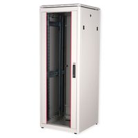 ROLINE 19" Baie réseau Pro 32U, 600x600 LxP Porte verre gris