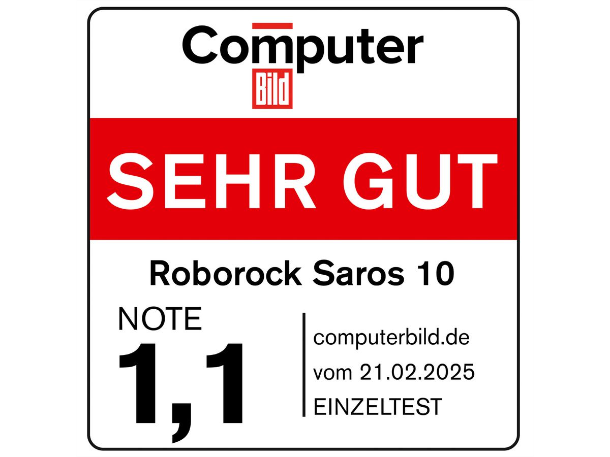 Roborock Saugroboter Saros 10, Saug/Wischroboter
